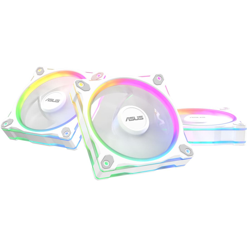 Asus Prime MR120 ARGB Reverse Fan, case fan white, 120 mm