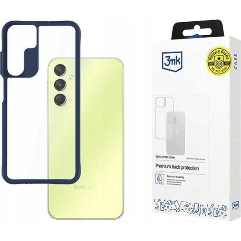 3MK Samsung Galaxy A25 5G - 3mk Satin Armor Case+ Blue