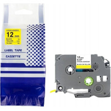 Brother Taśma BROTHER TZE-S631 12mm x 8m czarny na ż&oacute;łtym zamiennik