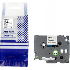 Brother Taśma BROTHER TZE-251 24mm x 8m czarny na białym zamiennik