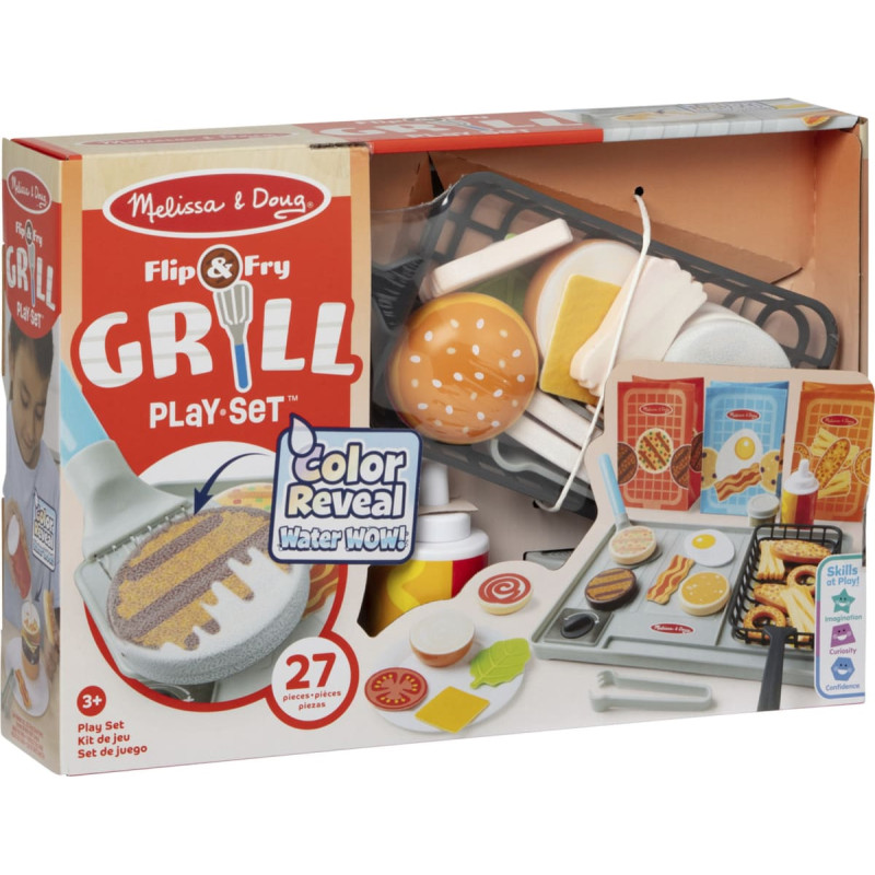 Spin Master Melissa & Doug - Water WOW! Grill Set, Play Kitchen