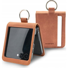 Mercury Goospery Etui Mercury Basic Diary do Samsung Galaxy Z Flip7 jasnobrązowy