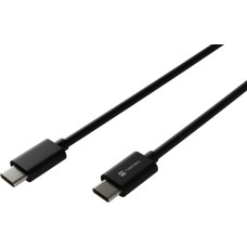 Natec Kabel USB Natec USB-C - USB-C 1 m Czarny (NKA-2146)
