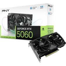 PNY Karta graficzna PNY GeForce RTX 5060 Dual Fan 8GB GDDR7 DLSS4 (VCG50608DFXPB1)
