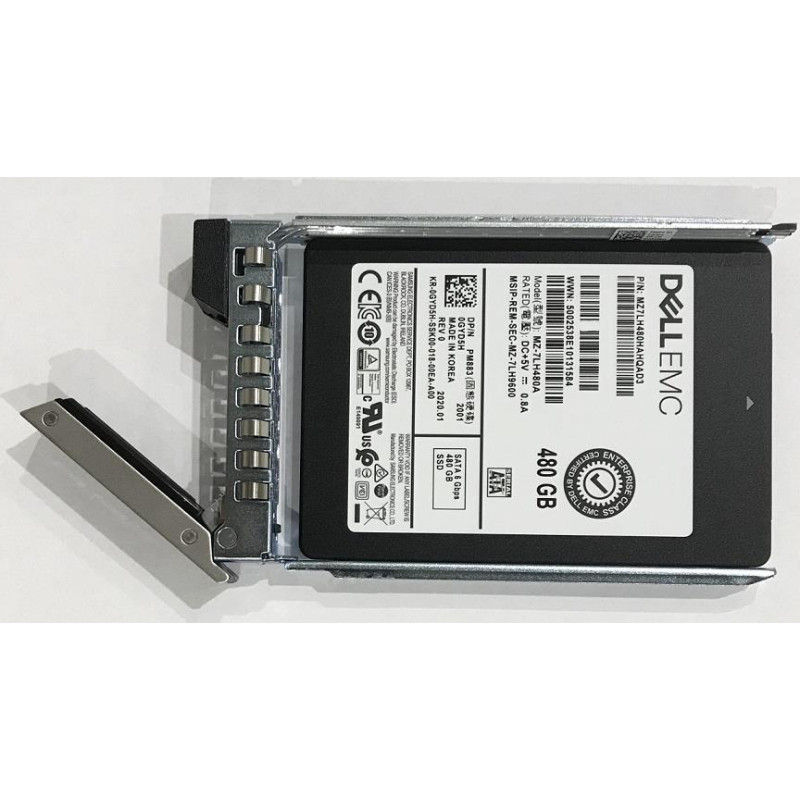 Dell SERVER ACC SSD 480GB SATA RI/2.5'' 14GEN 400-AXTV SAM DELL