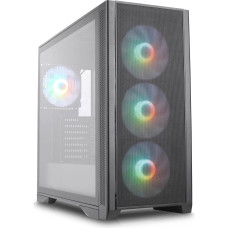 Silentware Air 1000, tower case black, tempered glass