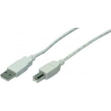 Logilink USB cable LogiLink USB-A - USB-B 2 m White (CU0007)