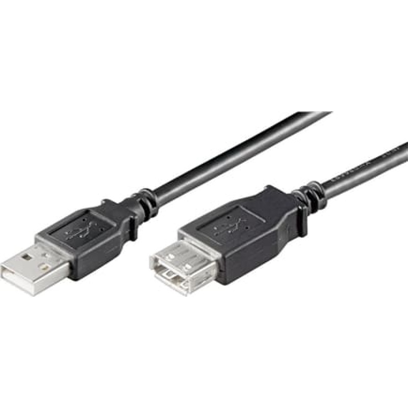 Goobay | USB 2.0 Hi-Speed extension cable | USB-A to USB-A USB 2.0 male (type A) | USB 2.0 female (type A)