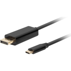 Lanberg USB-C to DisplayPort Cable, 1.8 m 4K/60Hz, Black | Lanberg | USB-C to DisplayPort Cable | CA-CMDP-10CU-0018-BK | Black | 1.8 m