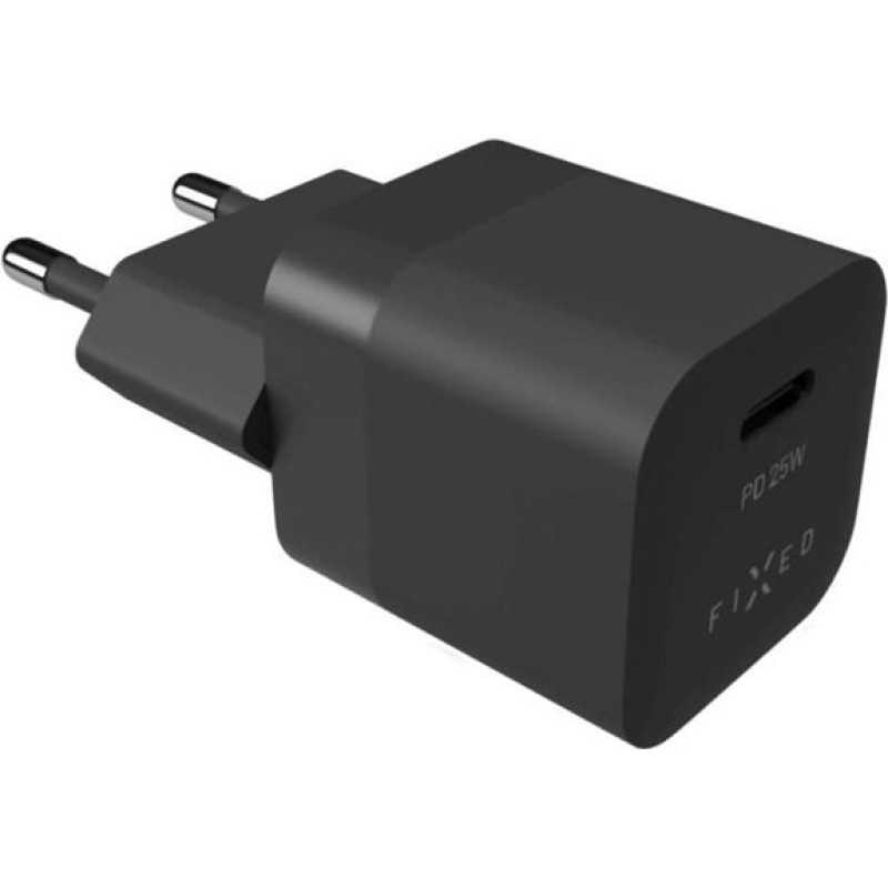 Fixed | Mini USB-C Travel Charger, 25W | FIXC25M-C-BK