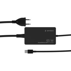 Cablexpert 65 W PowerDelivery GaN USB Type-C Fast Charger | NPA-AC-PDQC65-01