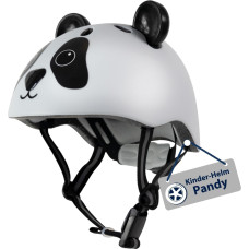 Hudora children's helmet Pandy white/black, size 48-52