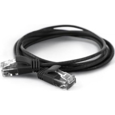 Wantec Wantec wW Patch Cable CAT6A (rand 2,8mm) UTP black 0,10m (7309)