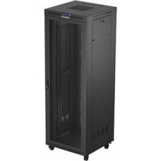 Lanberg Szafa instalacyjna rack stojąca 19'' 47U 800x800 czarna drzwi perforowane LCD LANBERG (FLAT PACK)