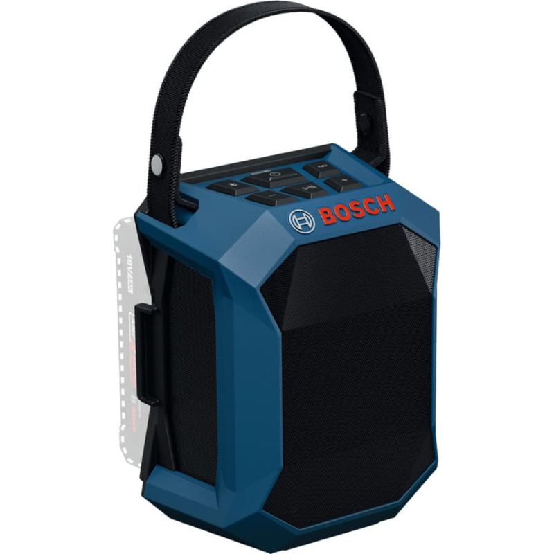 Bosch Professional GPB 18V-1 C, speaker blue/black, Bluetooth, USB-C, without battery and charger