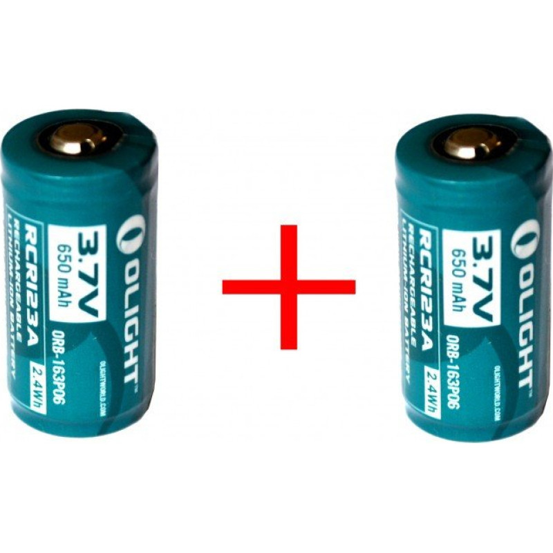 Olight Akumulator 3,7V RCR123A 650 mAh