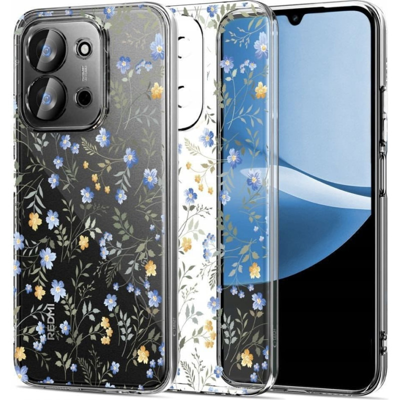 Tech-Protect Etui Tech-Protect Flexair Xiaomi Redmi 15c (171 Mm) Spring Flowers