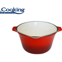Pot without lid enameled cast iron 10L 37x17.5cm HR-ZVC-37C HEINNER