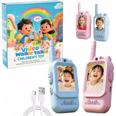 Xrec Zestaw 2 Radiotelefon Kr&oacute;tkofal&oacute;wka Walkie Talkie Obraz Video Lcd Xrec / Dj05