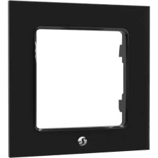 Frame for Shelly switches single (black)