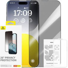 Baseus Privacy Protection Tempered Glass Baseus Diamond iPhone 15 Pro Max