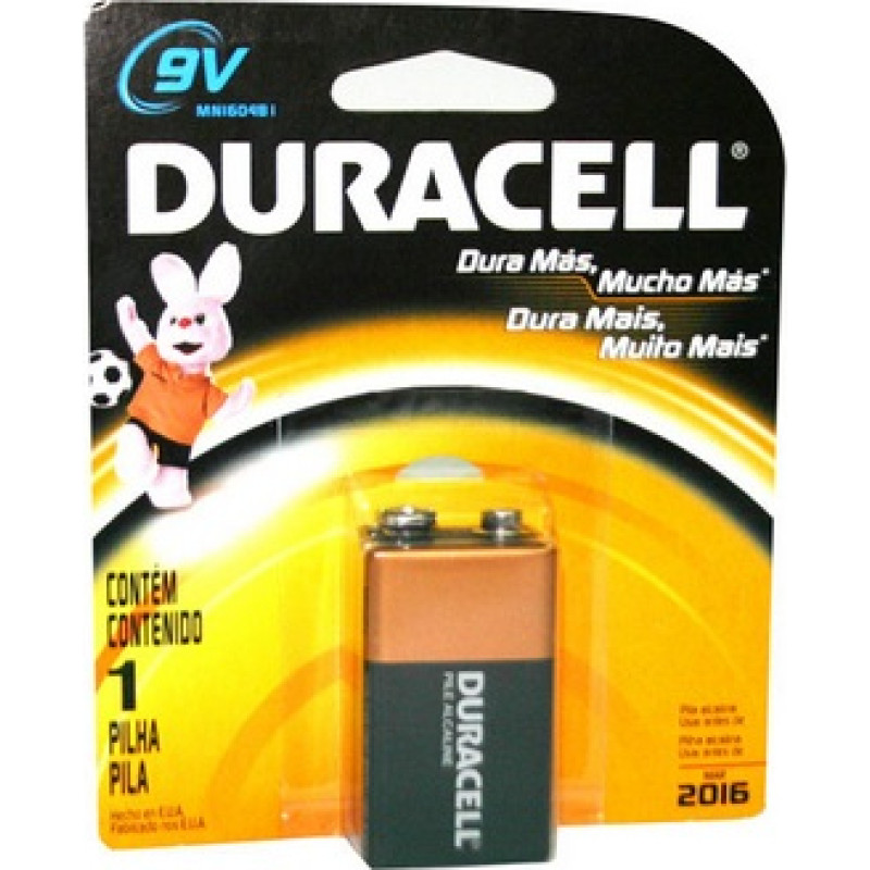 Duracell 6LR61 Vienreizējas lieto&scaron;anas baterija 9V Sārmaina akumulatoru baterija