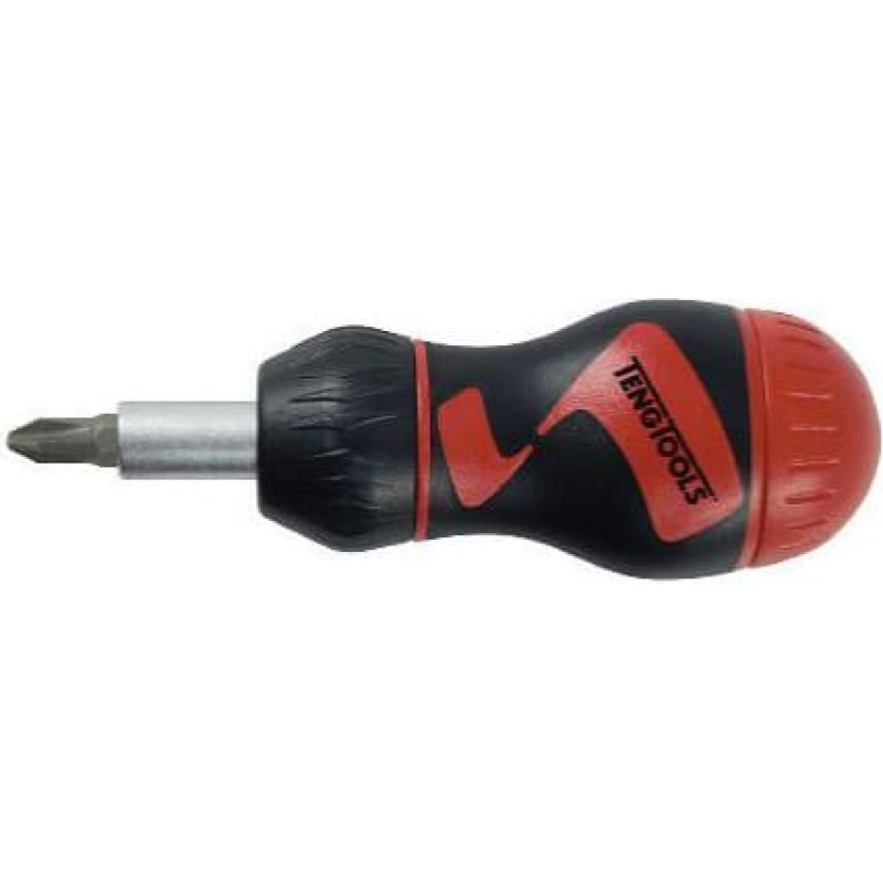 Teng Tools Rotary short screwdriver with interchangeable grotto (18655-0109)