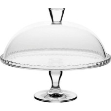 Pasabahce Szklana Patera z Kloszem 32cm na Tort Ciasto Pasabahce uniwersalny