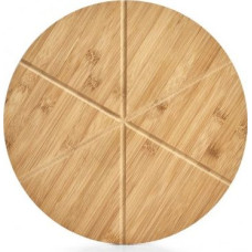 Zeller Zestaw do pizzy, 2 sztuki, bambus / metal , wysokość: 1,5 cm