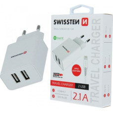 Swissten Ładowarka Swissten 2x USB-A 2.1 A (52451)