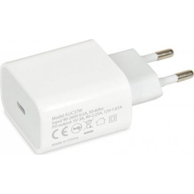 Ibox Ładowarka iBOX C37 1x USB-C 3 A (ILUC37W)