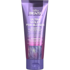 L&rsquo;biotica L'BIOTICA_Biovax Ultra Violet For Blondes Shampoo intensively regenerating hair toning shampoo blonde and grey 200ml