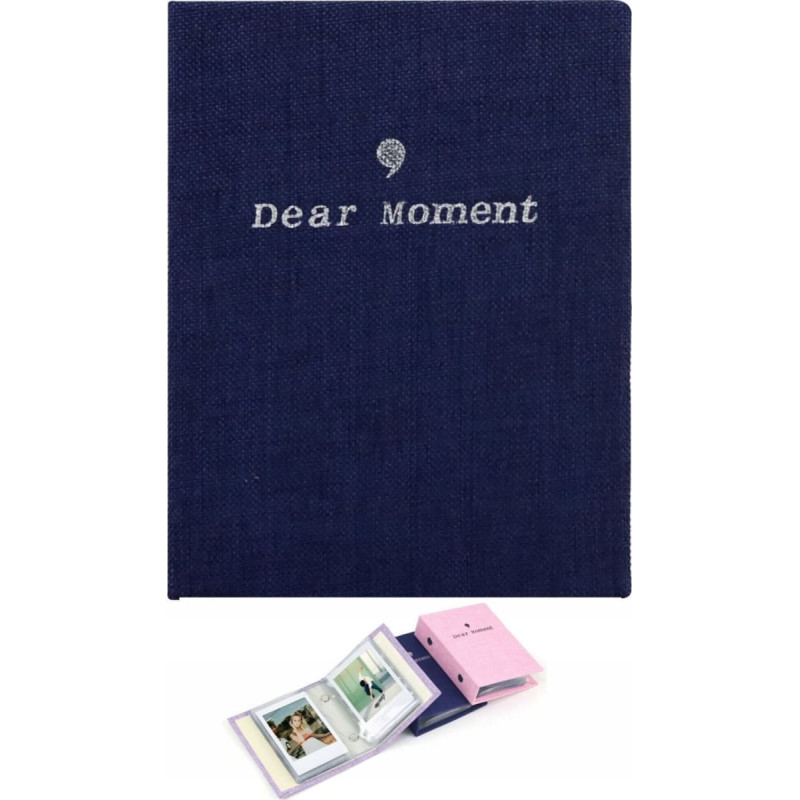 Loveinstant Album Kieszeniowy / Mini / Na 36 Zdjęć Do Instax Mini 7 8 9 11 90 / Kodak / Fujifilm / Granatowy