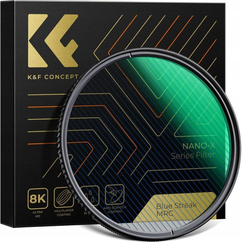 K&F Concept Filtr Kf Filtr Blue Streak Anamorficzny K&f Nano-x Mrc 62mm / Kf01.2098