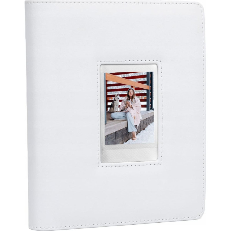 Loveinstant Album na Zdjęcia 288szt. do Fuji Instax Canon Xiaomi Polaroid HP Kodak ZINK / Okienko na okładce / Biały