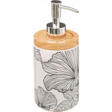 5Five Dozownik do mydła 5five Dozownik do mydła BLACKFLORA, ceramiczny