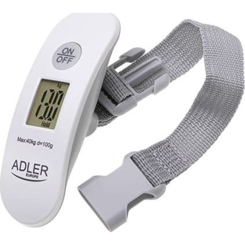 Adler | Travel Luggage Scale | AD 8189 | Auto power off | Maximum weight (capacity) 40 kg | Low Battery Indicator; Overload Indicator; Measurement Range: From 300g to 40kg