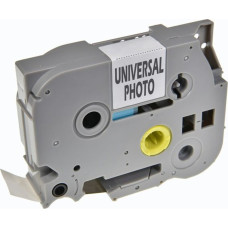 G&G G&G kompatybilny taśma do drukarek etykiet, dla Brother, TZE-S231, czarny druk/biały podkład, laminowane, 8m, 12mm, mocny klej