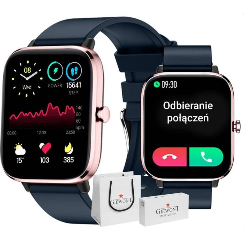 Giewont Smartwatch Giewont Smartwatch Giewont Dynamic SmartCall GW230-5 - RoseGold/Deep Ocean