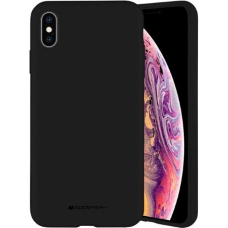 Mercury Goospery Mercury Mercury Silicone iPhone 16 Pro Max 6,9" czarny/black