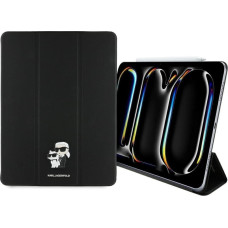 Karl Lagerfeld KLFC13PM24SAKCK iPad Pro   13" 2024 Book Cover czarny/black Saffiano Magnetic Karl &Choupette