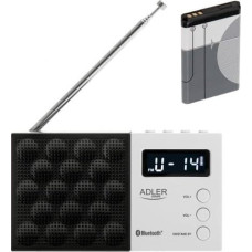 Adler | Digital Radio - PLL AM/FM | AD 1908 | Alarm function | White/Black
