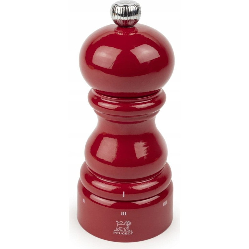 Peugeot Paris Pfefferm&uuml;hle 12cm uSelect Z rot lackiert Holz