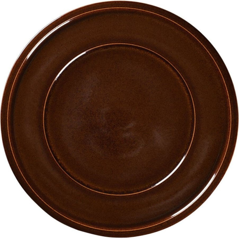 Hendi STONE Talerz płaski śr. 32 cm bursztynowy