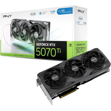 PNY GeForce RTX 5070 Ti Plus, graphics card DLSS 4, 3x DisplayPort, 1x HDMI 2.1