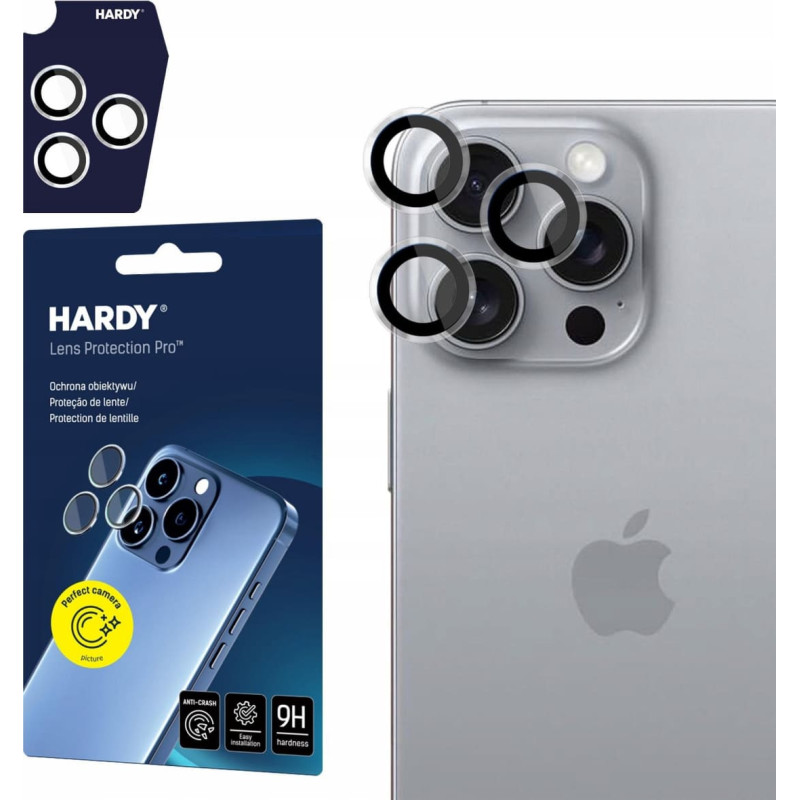 3MK Apple iPhone 16 Pro /16 Pro Max- HARDY Lens Protection Pro Transparent