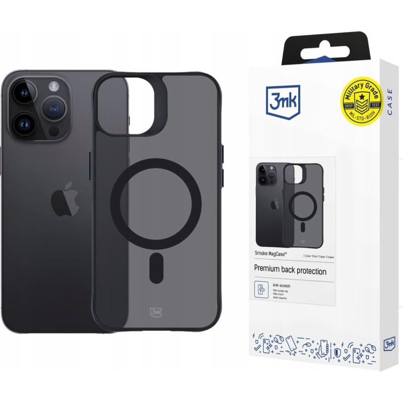 3MK Etui Smoke MagCase do Apple iPhone 14 Pro