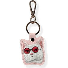 Mercury Goospery Etui na lokalizator / brelok Nimmy       Glasses Cool Cat r&oacute;żowy