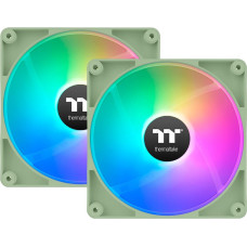 Thermaltake CT120 ARGB Sync PC Cooling Fan Matcha Green, case fan light green, 2-pack, without controller, 120 mm