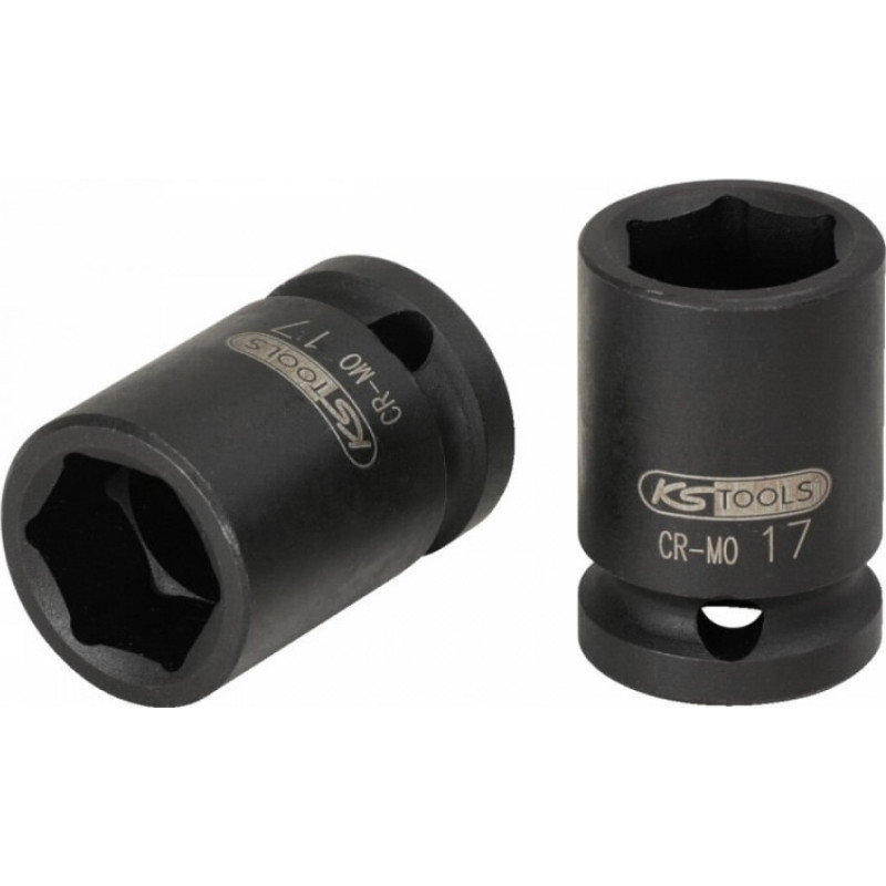 Ks Tools 1/2" 6-kan&scaron;u triecienmuciņa, īsa 12mm, KS Tools